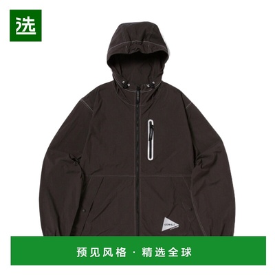 香港直邮and Wander 男士户外冲锋衣 GUJ5S3000CHARCOAL SS2025