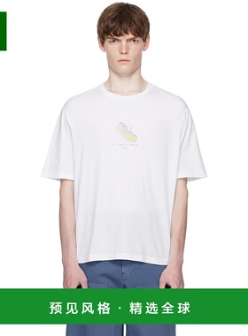 1h可退 香港直邮A.P.C. 男士 白色 Jack T 恤 COHJCH26517针织