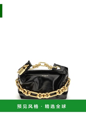 香港直邮BALMAIN 女士手提包 FN0AD001LMTE0PA CO 黑色 Handbag `
