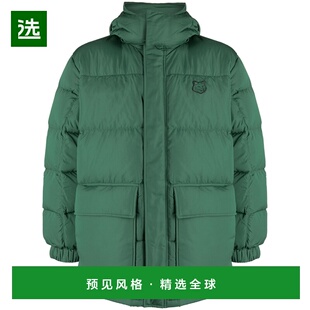 香港直邮MAISON KITSUNE 男士 狐狸头贴片羽绒服 LM02204WQ4016