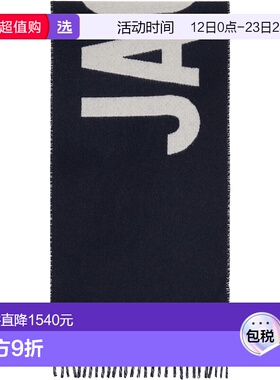 1h可退 香港直邮Jacquemus 女士 海军蓝 The 围巾 22HACU00435AOT