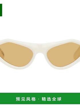 1h可退 香港直邮Marni 玛尼 男士 白色 Tikbarri 太阳镜 9G3