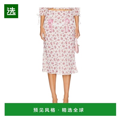 1h可退 香港直邮for love lemons 女士 Etienne 中长半身裙 CBS19