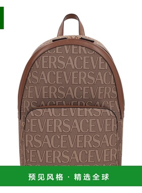 香港直邮Versace 双层拉链双肩包 10077031A07951