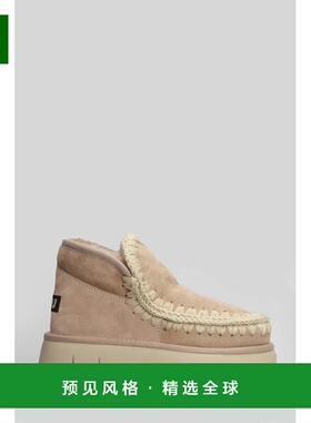 香港直邮MOU 女士雪地靴 431144FW531009A AW2025 米白色 Mou Esk