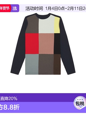 1h可退 香港直邮POP TRADING COMPANY 男士 拼接长袖T恤 POPSS250