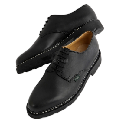 韩国直邮paraboot时尚休闲鞋皮鞋正装鞋黑色皮革系带低跟商务百搭