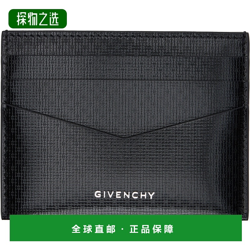 1h可退 香港直邮Givenchy 纪梵希 男士 黑色 4G Classic 卡包 BK6
