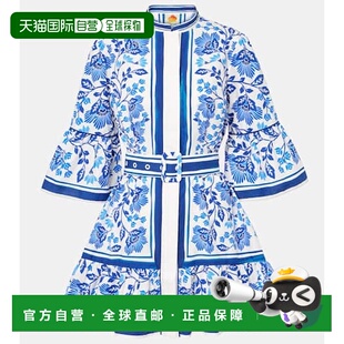 印花棉质迷你连衣裙 1h可退 女士 RIO colorful花色 香港直邮FARM