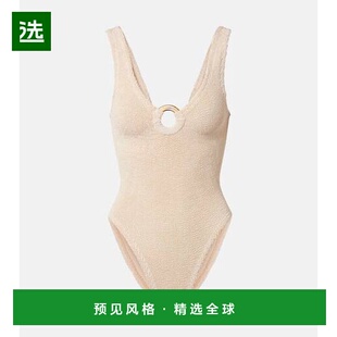 1h可退 香港直邮HUNZA G 女士 Celine 泳衣 white白色 舒适时尚