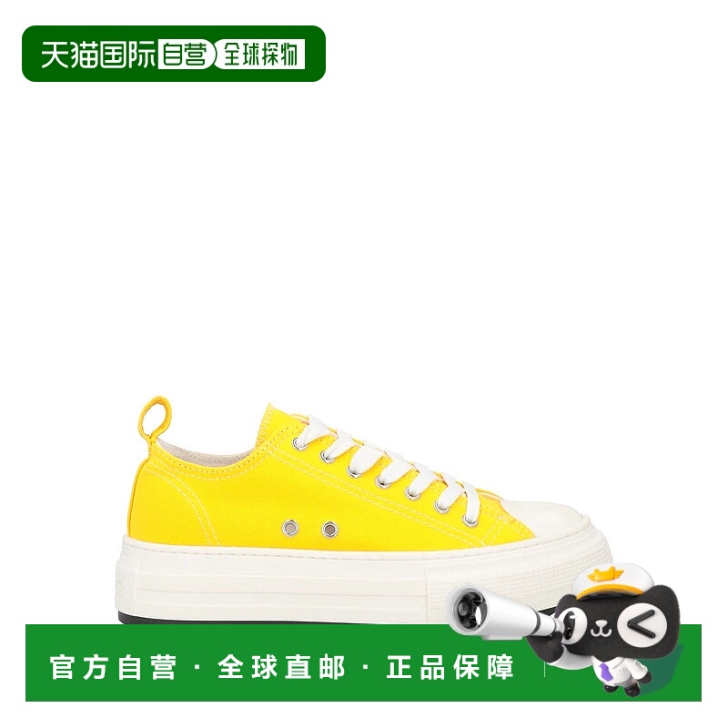 1h可退 香港直邮Dsquared2 二次方 女士 运动鞋 yellow黄色 舒适