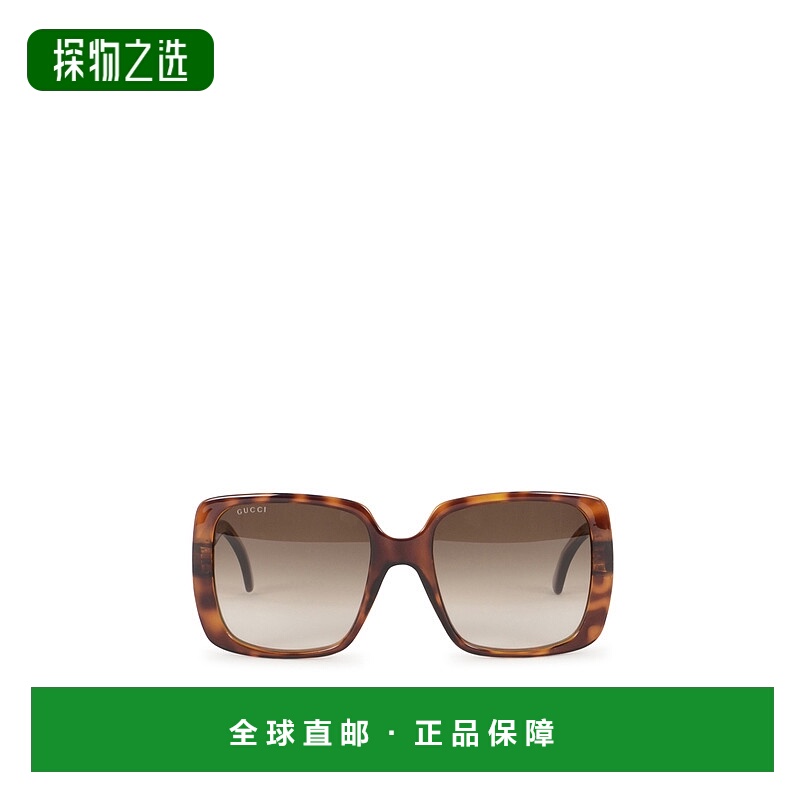 1h可退 香港直邮Gucci 古驰 女士 方形太阳镜 GG0632S colorful花