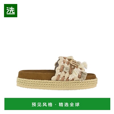 香港直邮MOU 女士拖鞋 MUSW451008KBEI SS2025 花色