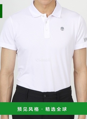 韩国直邮Hydrogen 高尔夫马球皮奎特 (G00712-001) 短袖/无袖T恤