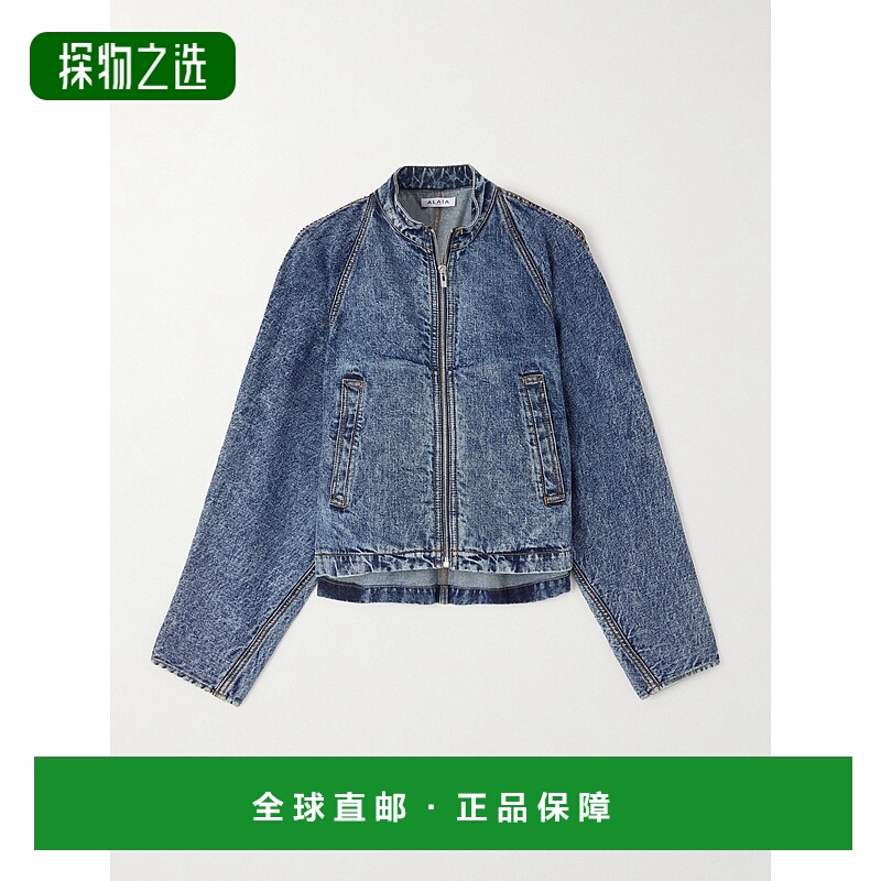 1h可退 香港直邮AlaÏa 女士 长袖牛仔外套 AA9V03826T535经典