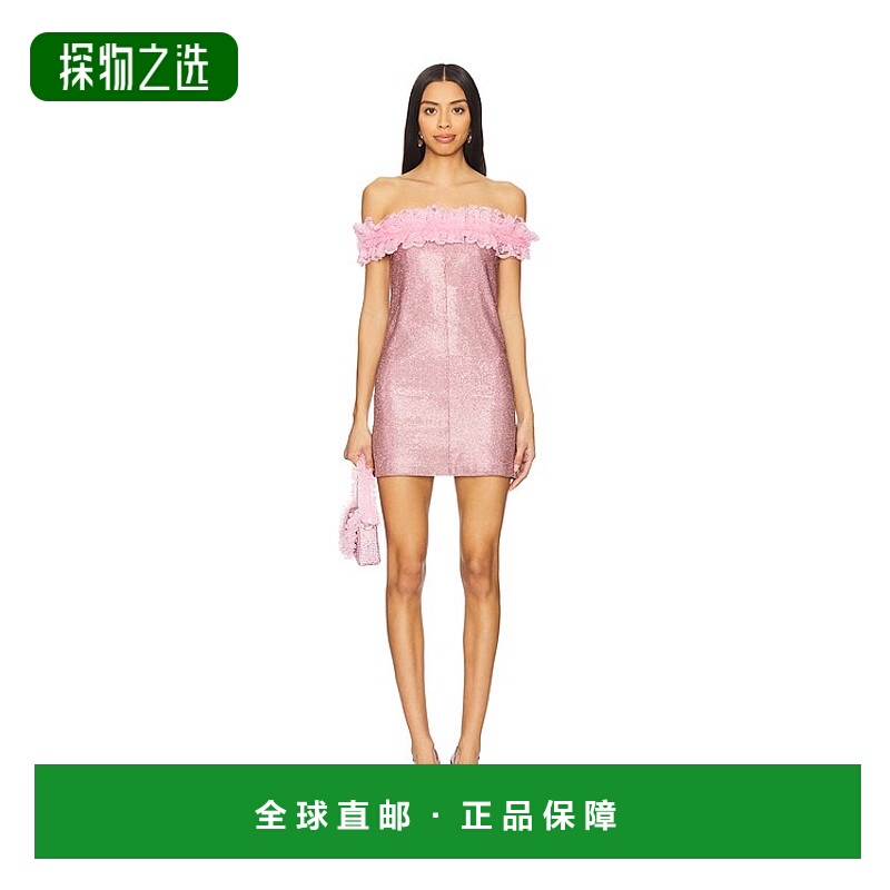 香港直邮Self-Portrait 女士 x Christopher Kane 水晶网眼迷你连