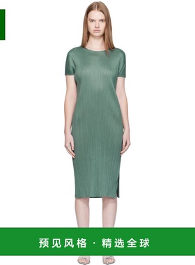 1h可退 香港直邮Pleats Please Issey Miyake 女士 绿色 Monthly