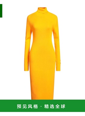 1h可退 香港直邮Iceberg 冰山 女士 Sweater 连衣裙 yellow黄色