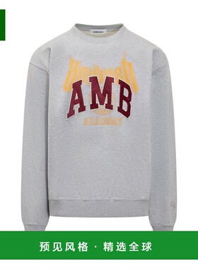 1h可退 香港直邮Ambush 男士 灰色图案套头衫 BMBA006F24FLE002