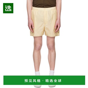 1h可退 香港直邮AURALEE 男士 黄色 Light Sheer Nylon 短裤 A25S