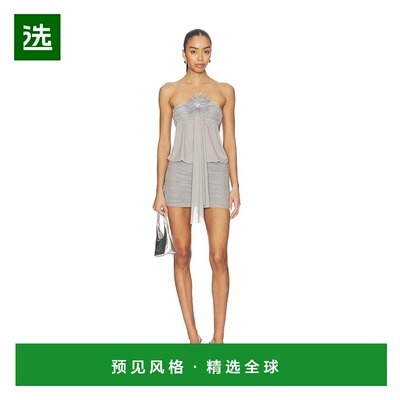 1h可退 香港直邮jaded london 女士 褶皱迷你连衣裙 JWD5452