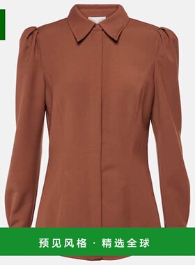 1h可退 香港直邮Gabriela Hearst 女士 Talbot 羊毛衬衫