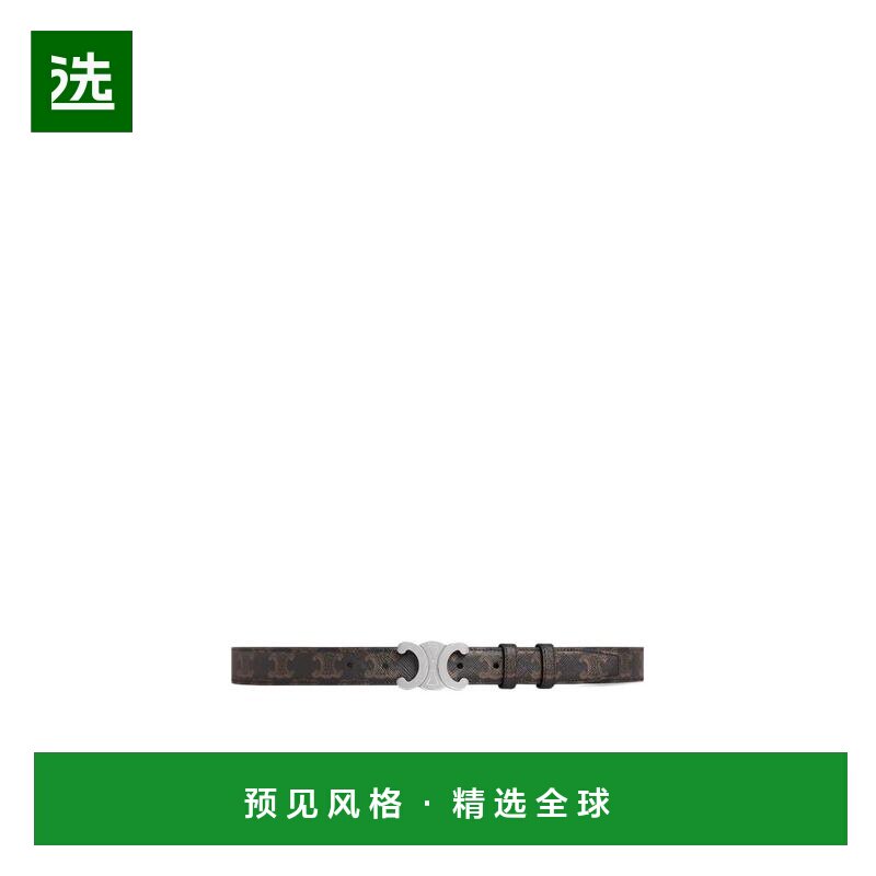 香港直邮Celine 标志印花TRIOMPHE腰带 45AKA2ACO.图片