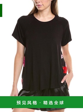 1h可退 【美国直邮】kensie女士T恤印花上装简约时尚 舒适透气 个