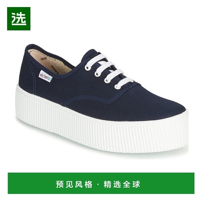 欧洲直邮Victoria 女士 低帮板鞋 1915 DOBLE LONA厚底