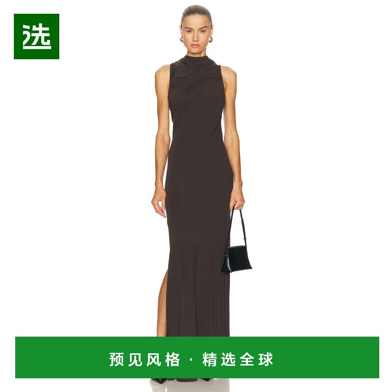 香港直邮HelmutLang海尔姆特·朗女士中长连衣裙 【付后1h可退】