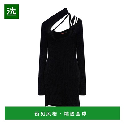 1h可退 香港直邮Ottolinger 女士 短款连衣裙 black黑色 舒适时尚