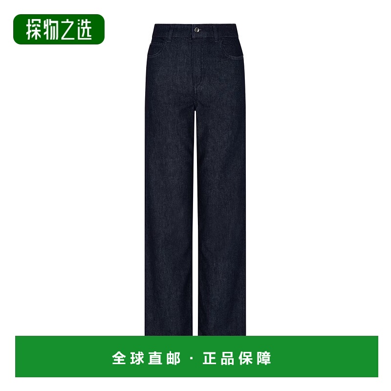 香港直邮Emporio Armani 直筒牛仔裤 EW000736AF18421阿玛尼高腰