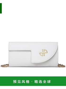 1h可退 香港直邮Patou 女士 標誌牌鍊式錢包 BA0115102 white白色