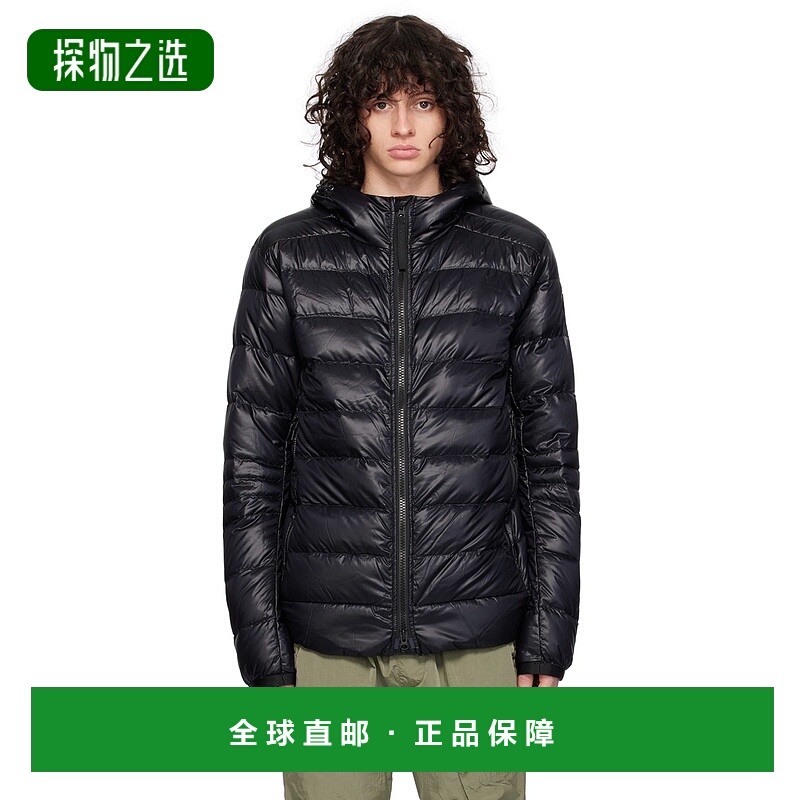 1h可退 香港直邮Canada Goose 加拿大鹅 男士 黑色黑标系列 Croft