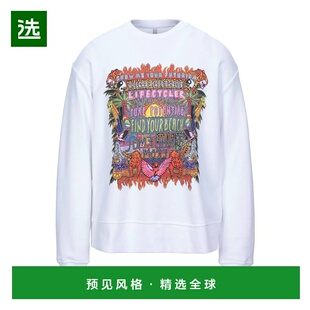 1h可退 香港直邮Neil Barrett 尼奥·贝奈特 男士 卫衣 white白色