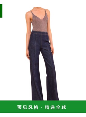 香港直邮ULLA JOHNSON 女士休闲裤 UJ9904048TIGRIS CO 蓝色