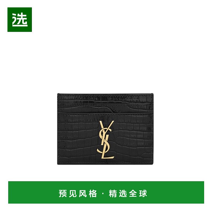 香港直邮Saint Laurent CASSANDRE SAINT LAURENT压印卡包 370778