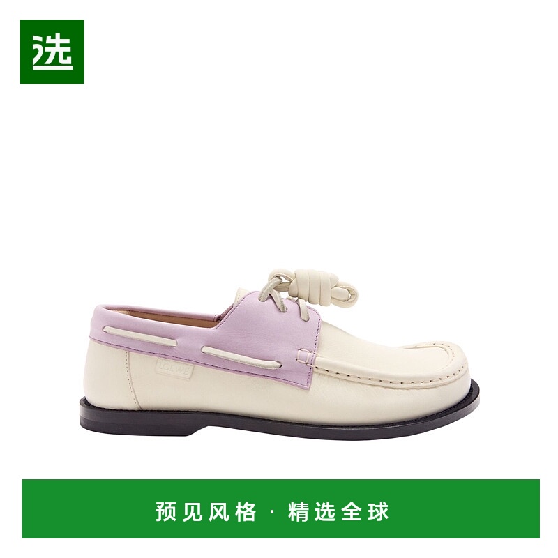 香港直邮Loewe 圆头平底鞋 LLSCS08X08