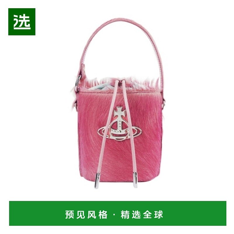 香港直邮Vivienne Westwood Daisy 抽绳水桶单肩包 4302002MUL006