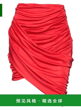 1h可退 香港直邮ANDREĀDAMO 女士 迷你半身裙 red红色 舒适时尚