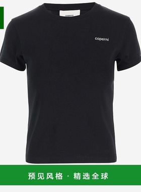 香港直邮COPERNI 女士T恤 COPJS07F5012BLKWHT CO 黑色