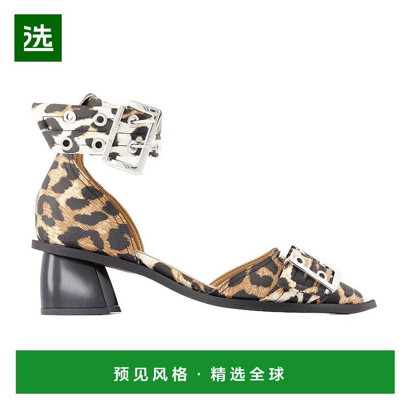 1h可退 香港直邮GANNI 甘尼 女士 FEMININE 开口剪口浅口鞋 S2863
