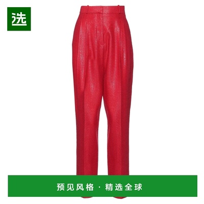 1h可退 香港直邮Elisabetta Franchi 女士 休闲长裤 red红色 舒适