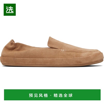 1h可退 香港直邮marsell 男士 黄褐色 Scatopelle Suede 乐福鞋 M