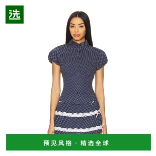 1h可退 香港直邮Danielle Guizio 女士 Liana 上衣 S25154W089