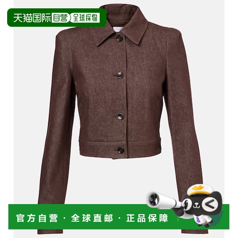 1h可退 香港直邮MaxMara 麦斯玛拉 女士 Carpa 短款棉质夹克
