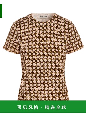 香港直邮Tory Burch 微标圆领T恤 137206650