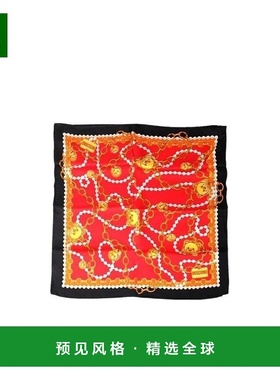 香港直邮MOSCHINO 女士围巾 03548M2513003 AW2021 红色 印花丝巾