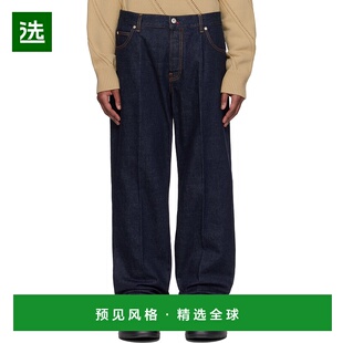 1h可退 香港直邮Salvatore Ferragamo 菲拉格慕 男士 蓝色 Straig