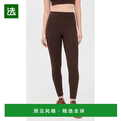 1h可退 香港直邮VARLEY 女士 FreeSoft 25 高腰打底裤 brown棕色